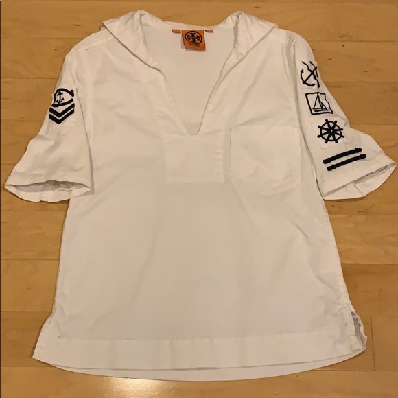 Tory Burch sailor top in size 0